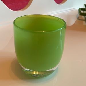 Glassybaby Imagine votive- not in current production Lime green Never used